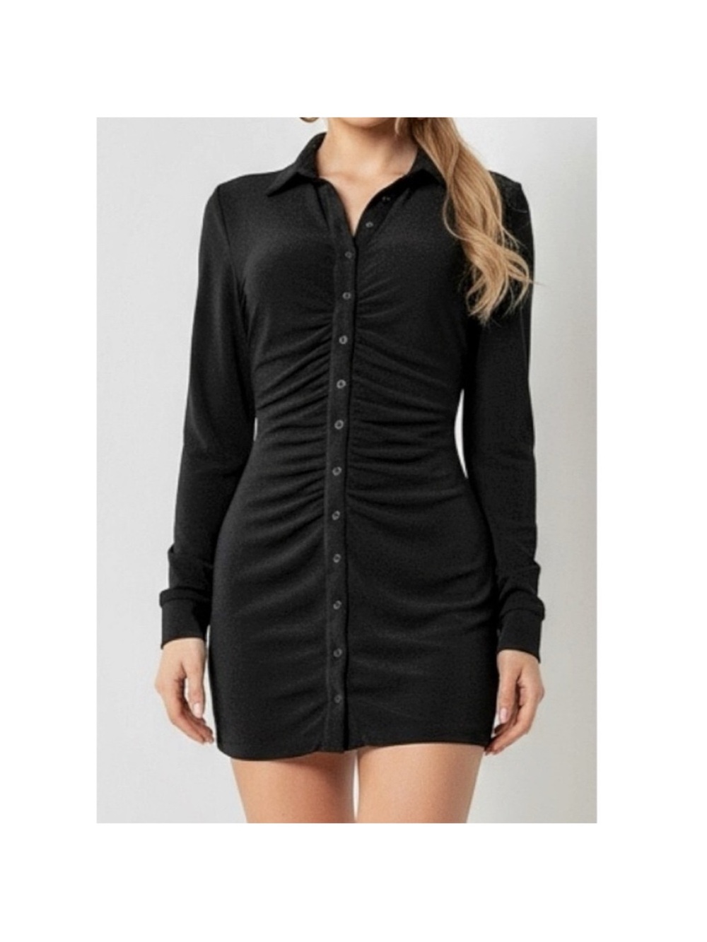 With Jean Andy Dress in Black Sz S